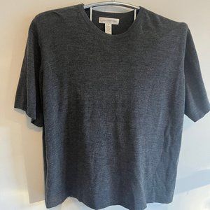 Women's Knit Gray Top - Plus Size 3x - Jones NY